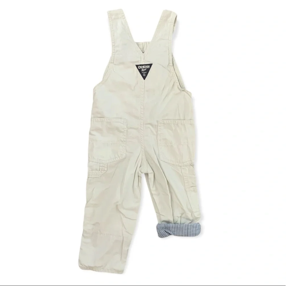 OshKosh B’Gosh Toddler Boy’s Tan Overalls